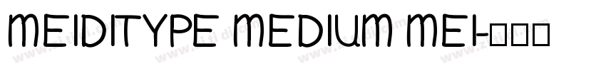 MEIDITYPE MEDIUM MEI字体转换